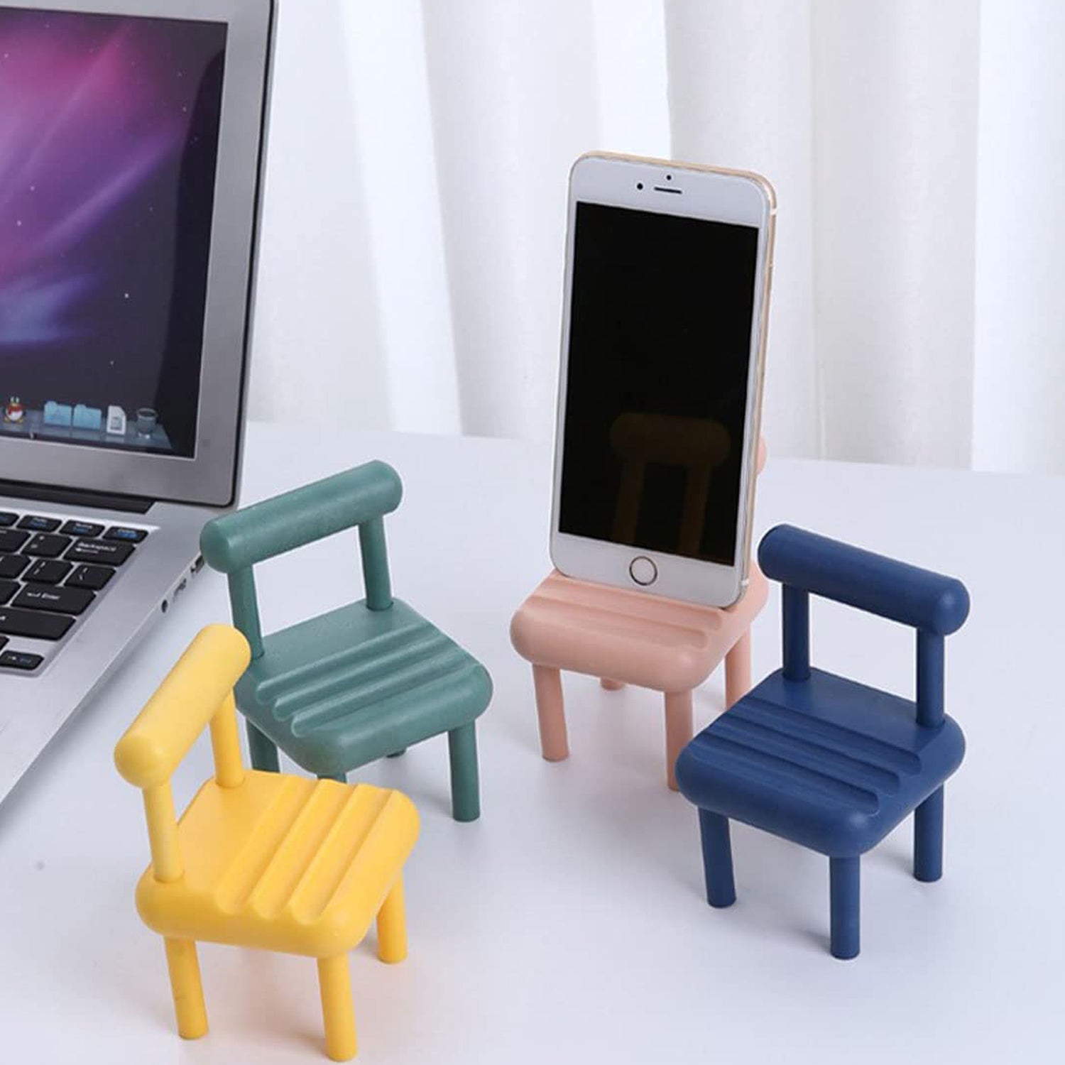 8886 Mobile Phone Holder, Mini Chair Cell Phone Stand, Portable Smartphone Dock, Cellphone Holder for Desktop Design Compatible with All Mobile Phones (1 Pc) 8886 Mobile Phone Holder, Mini Chair Cell Phone Stand, Portable Smartphone Dock, Cellphone Holder for Desktop Design Compatible with All Mobile Phones (1 Pc)